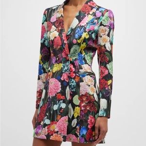 Alice + Olivia Latoya Blazer dress botanical garden